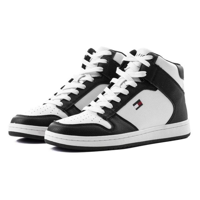 Tommy Hilfiger Loylo Sneakers Men - WHTBLK - White/ Black / 40 / D - Medium