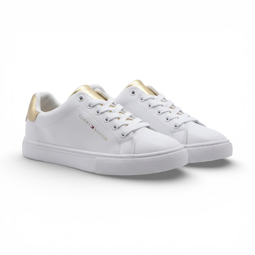 Tommy Hilfiger Lyan Sneaker Women - WHTGLD - White/ Gold / 35.5