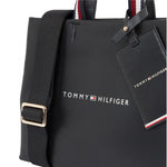 Tommy Hilfiger Medium Shopper Tote Bag - BLK - Black