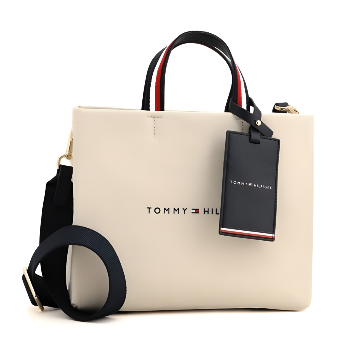 Tommy Hilfiger Medium Shopper Tote Bag - OFFWHT - Off White