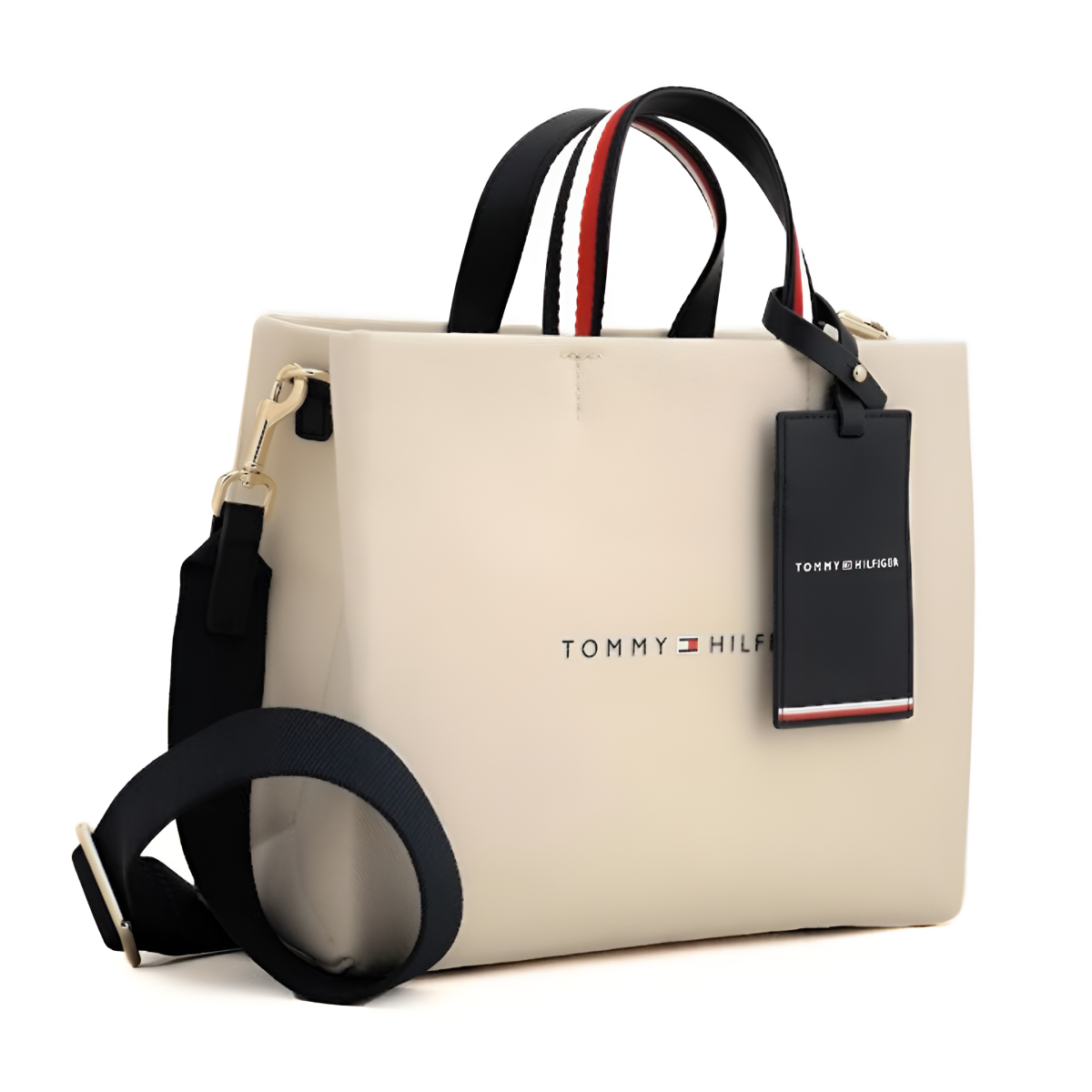 Tommy Hilfiger Medium Shopper Tote Bag - OFFWHT - Off White