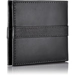 Tommy Hilfiger Men’s Leather Wallet Slim Bifold Black - Black - Accessories