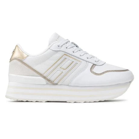 Tommy Hilfiger Mesh Flatform Sneaker FW0FW06449-WHT - 38 / White / M