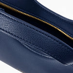Tommy Hilfiger Metallic Logo Pebbled Mini Tote Bag - NVY - Navy