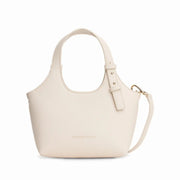 Tommy Hilfiger Metallic Logo Pebbled Mini Tote Bag - OFFWHT - Off White
