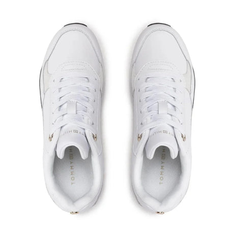 Tommy Hilfiger Metallic Monogram Emboss Sneaker FW0FW06784-WHT