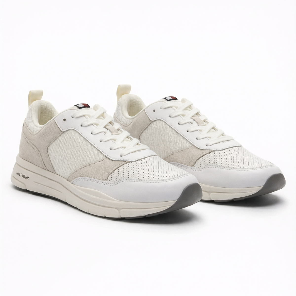 Tommy Hilfiger Modern Comfort Runner Mix Sneakers - WHT - White / 39