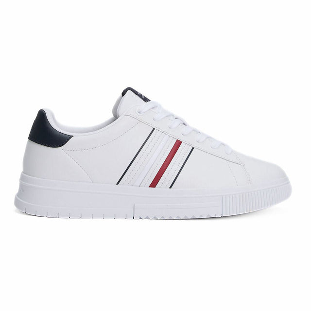 Tommy Hilfiger Modern Cupsole Stripes LTH Sneakers FM0FM05406-WHT - White / 40