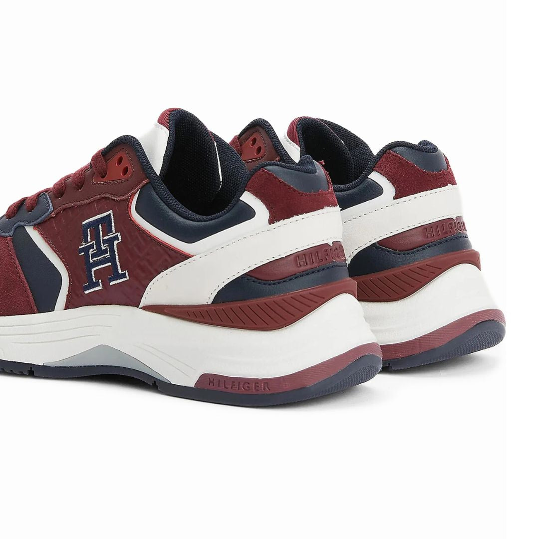 Tommy Hilfiger Modern Prep Mix Trainers Women FW0FW06765-NVYRED - Navy/ Red / 38