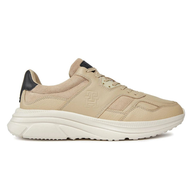 Tommy Hilfiger Modern Runner Premium Sneakers Lth FM0FM04879-BEG - Beige / 45