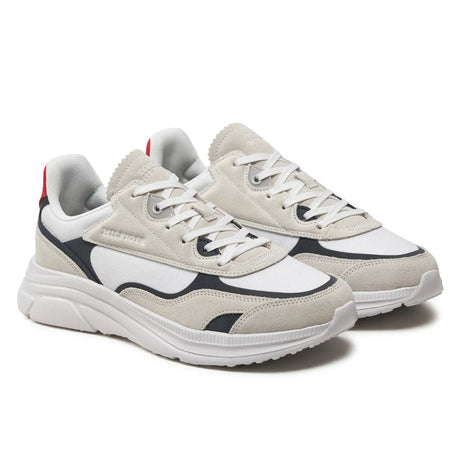 Tommy Hilfiger Modern Runner Tech Print Sneakers FM0FM05123-WHT - White / 45