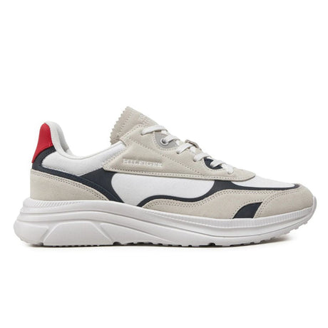 Tommy Hilfiger Modern Runner Tech Print Sneakers FM0FM05123-WHT - White / 45