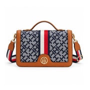 Tommy Hilfiger Monogram Crossbody Bag - BLU - Blue