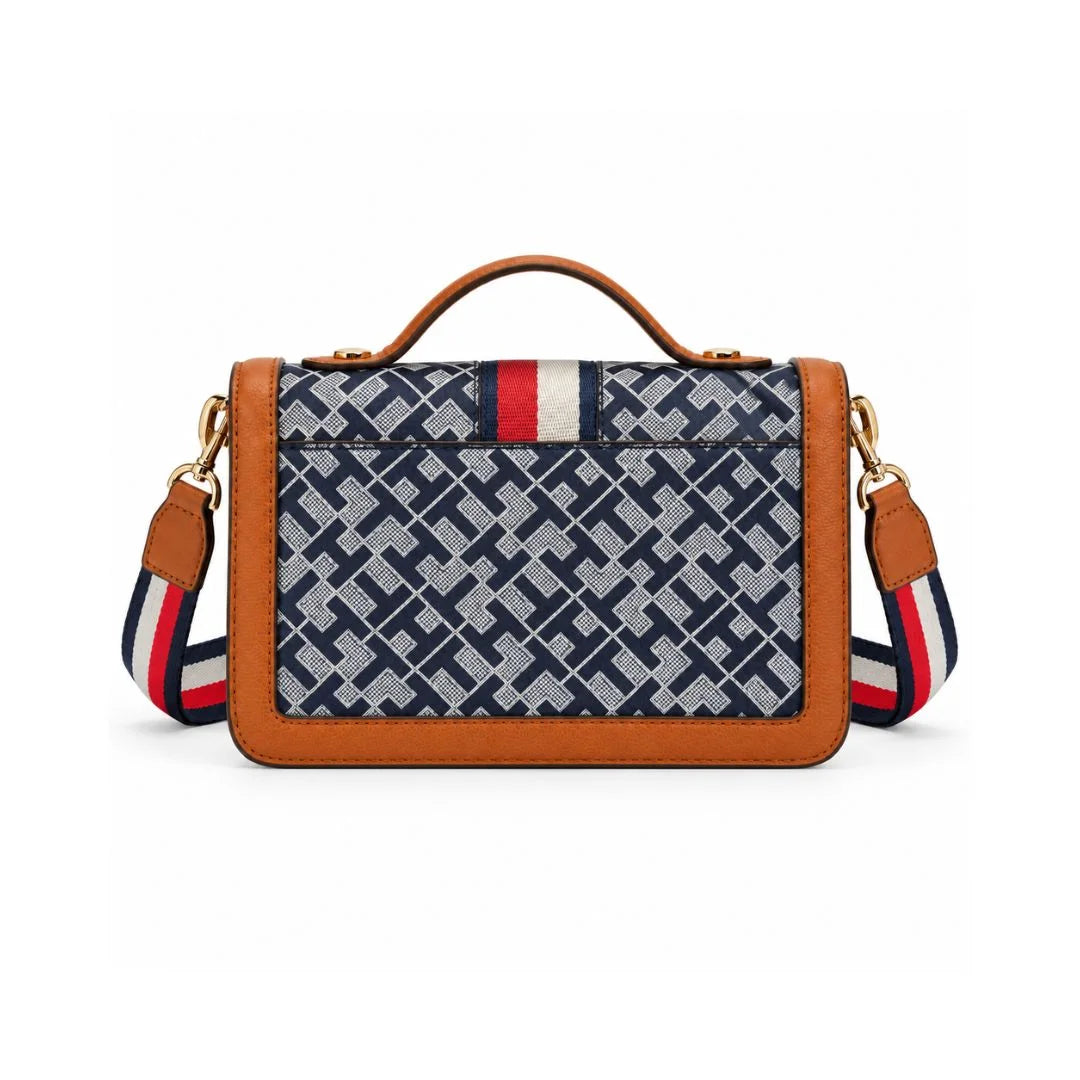 Tommy Hilfiger Monogram Crossbody Bag - BLU - Blue