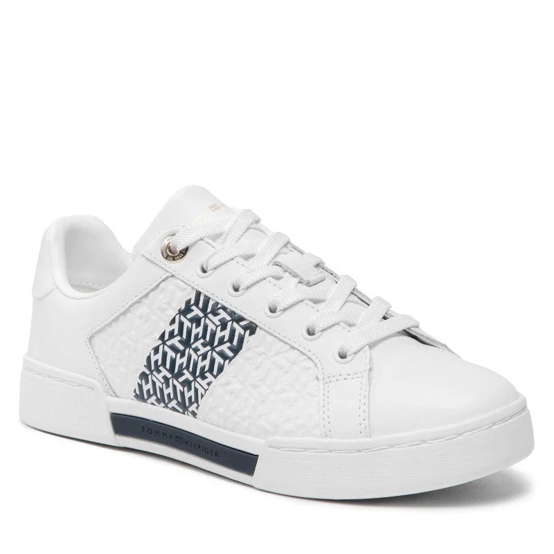 Tommy Hilfiger Monogram Elevated Women - WHTNVY - White/NAVY / 36 - Shoes