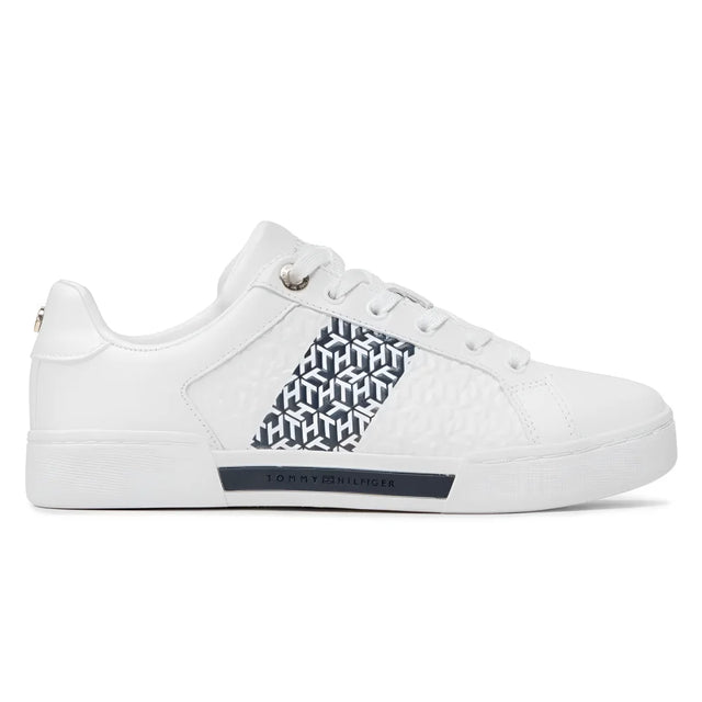 Tommy Hilfiger Monogram Elevated Women - WHTNVY - White/ Navy / 36