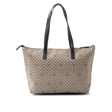 Tommy Hilfiger Monogram Tote Bag - BEG - Beige