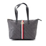 Tommy Hilfiger Monogram Tote Bag - BLK - Black