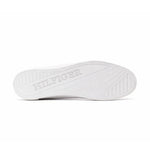 Tommy Hilfiger Monotype Logo Leather Sneakers Men - WHT