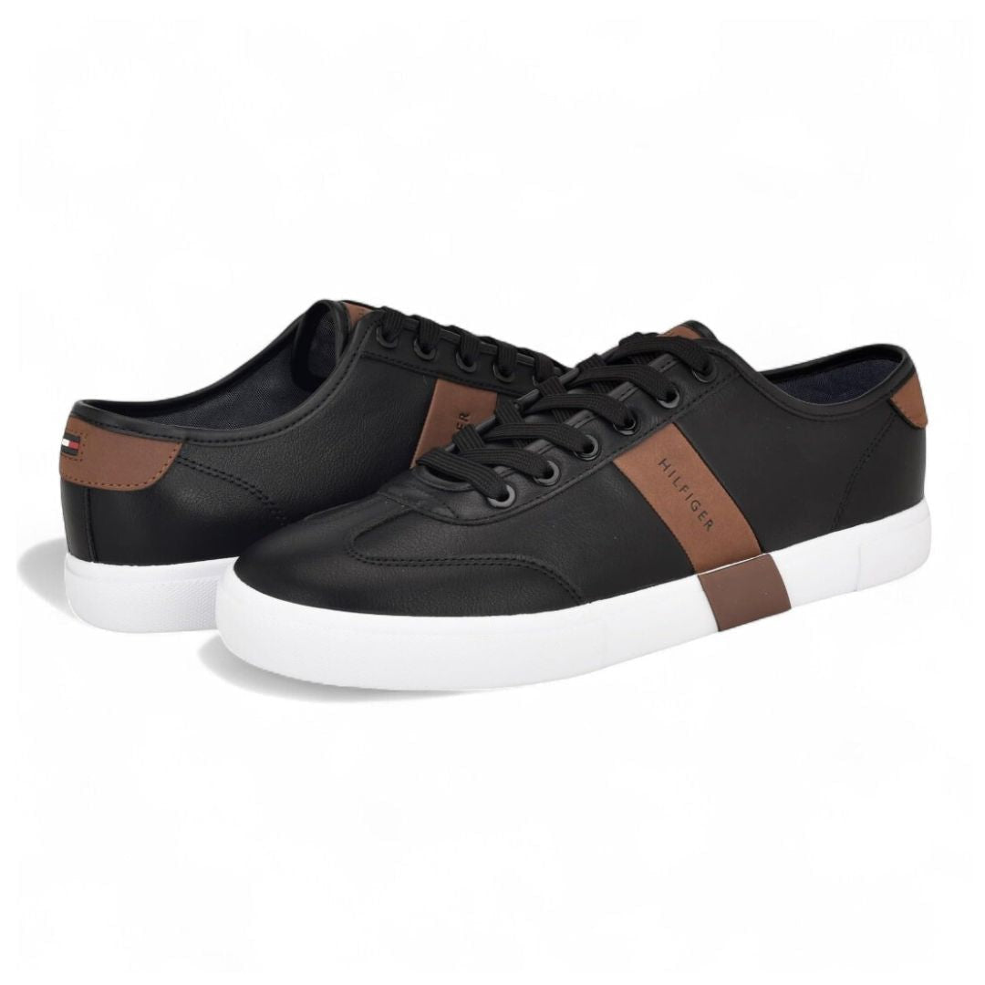 Tommy Hilfiger Pandora 2 Leather Sneakers Men - BLKBRN