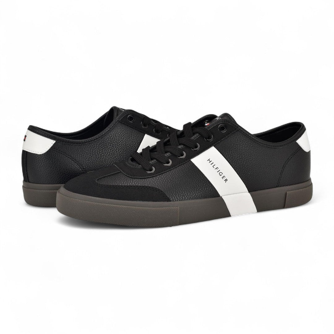 Tommy Hilfiger Pandora 2 Leather Sneakers Men - BLKWHT
