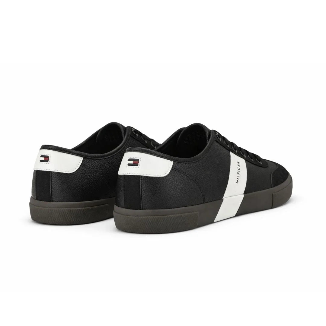 Tommy Hilfiger Pandora 2 Leather Sneakers Men - BLKWHT