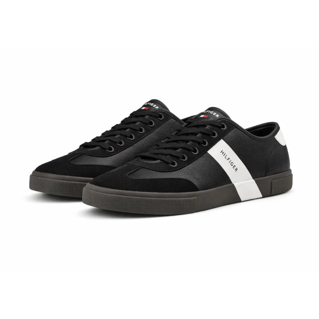 Tommy Hilfiger Pandora 2 Leather Sneakers Men - BLKWHT