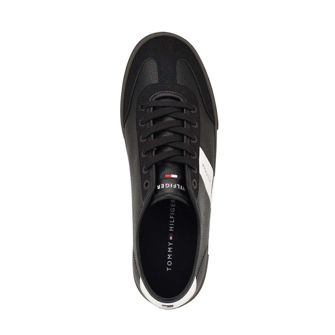 Tommy Hilfiger Pandora 2 Leather Sneakers Men - BLKWHT