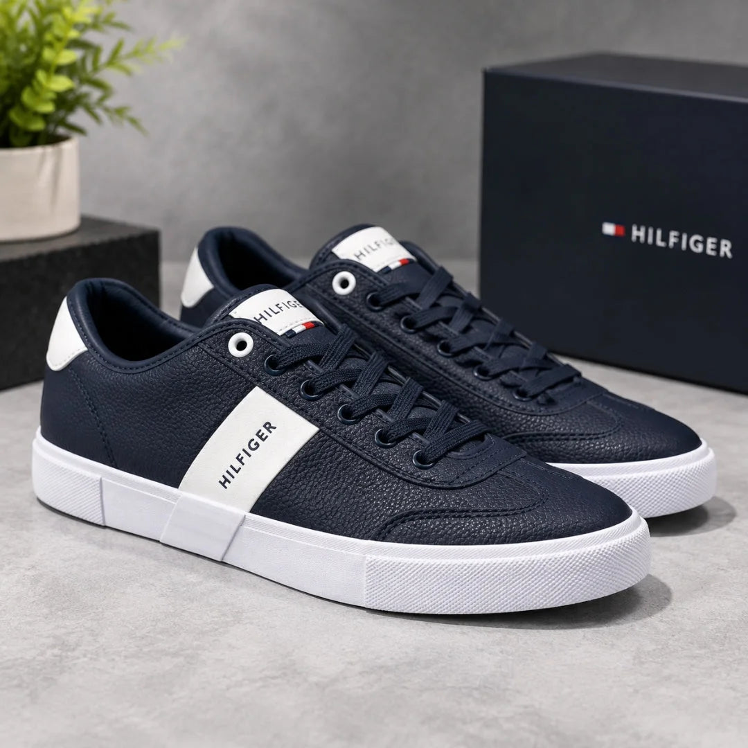 Tommy Hilfiger Pandora 2 Leather Sneakers Men - NVY