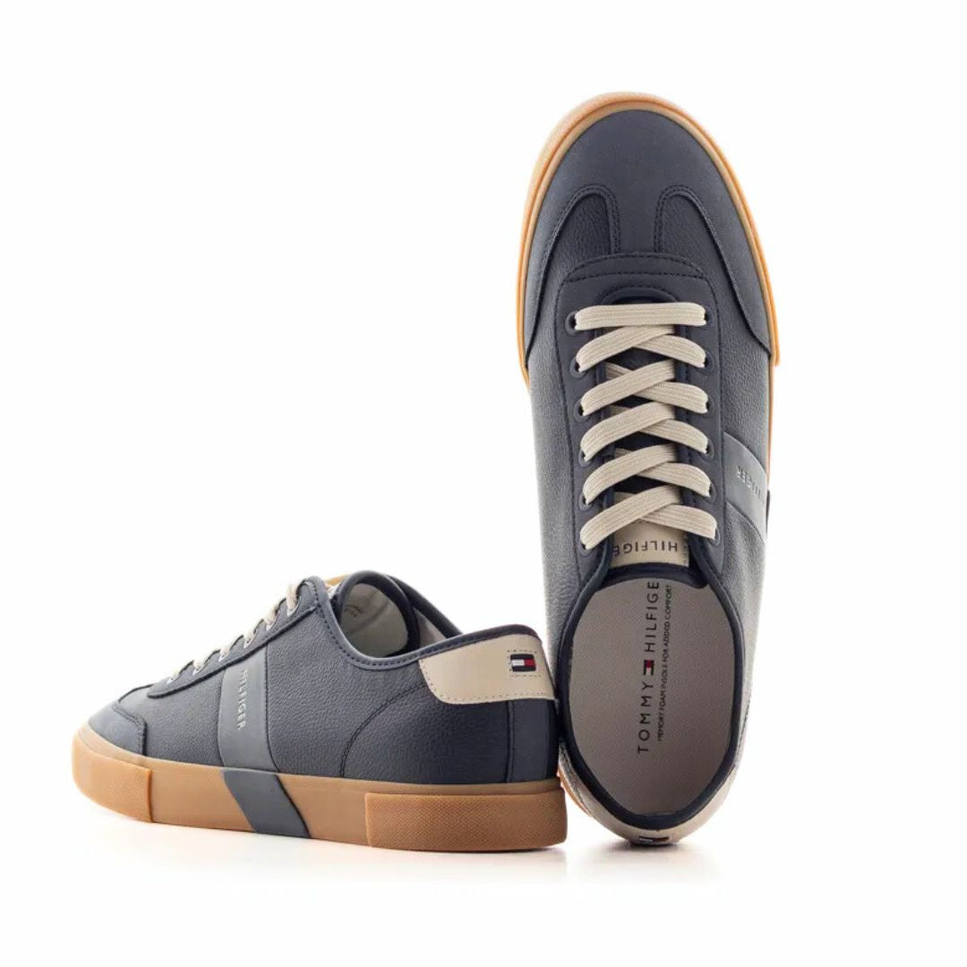 Tommy Hilfiger Pandora 2 Leather Sneakers Men - NVYBRN
