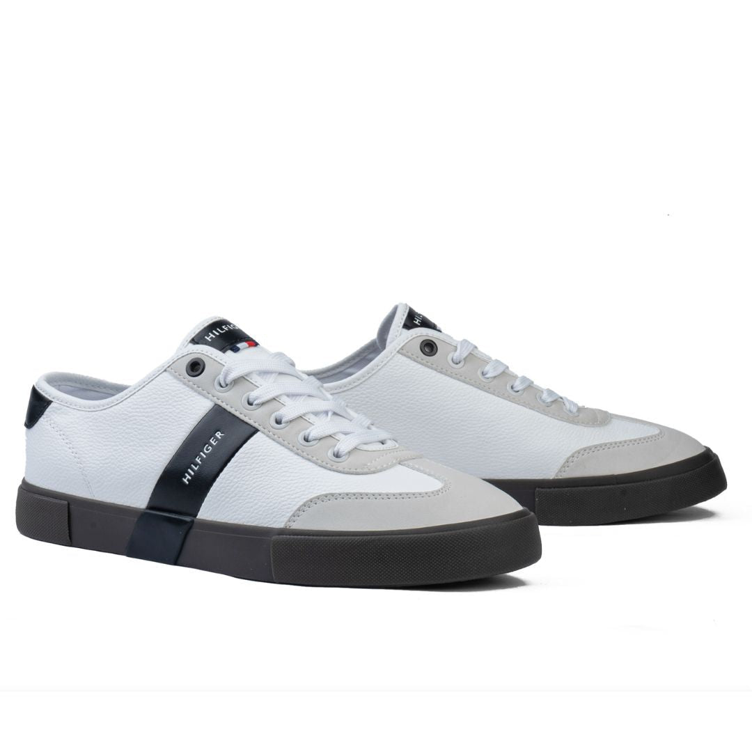 Tommy Hilfiger Pandora 2 Leather Sneakers Men - WHTBLK