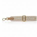 Tommy Hilfiger Pebbled Flap Crossbody Bag - TAN - Tan