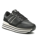 Tommy Hilfiger Platform Stripes Trainers Women’s - BLK