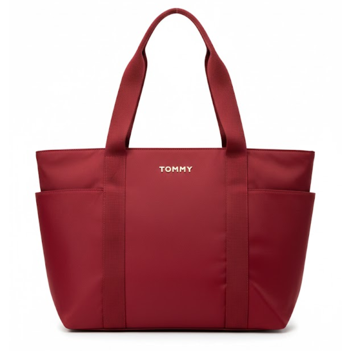 Tommy Hilfiger Popette Tote Bag Shoulder Bag Women - BUR - Burgundy