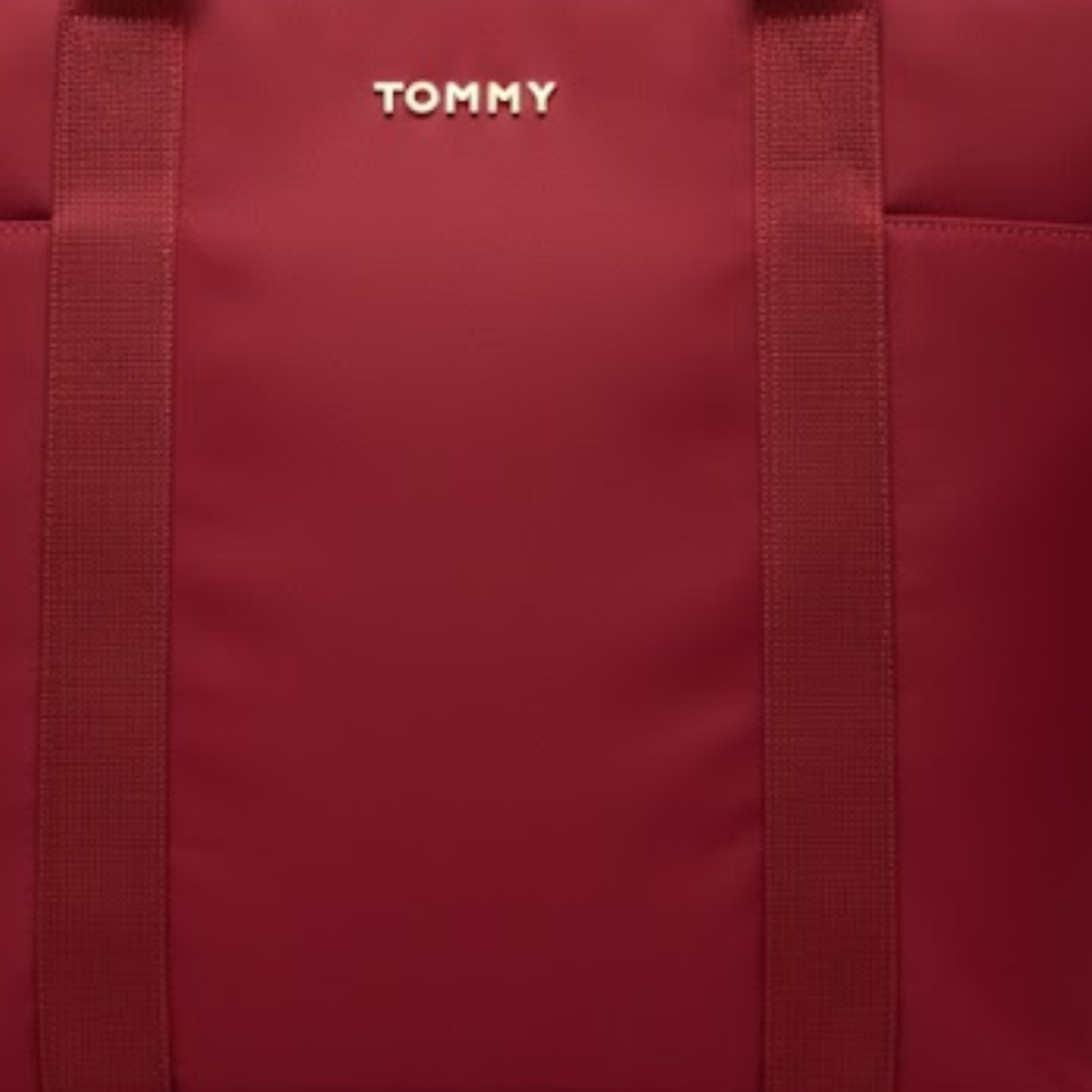 Tommy Hilfiger Popette Tote Bag Shoulder Bag Women - BUR - Burgundy