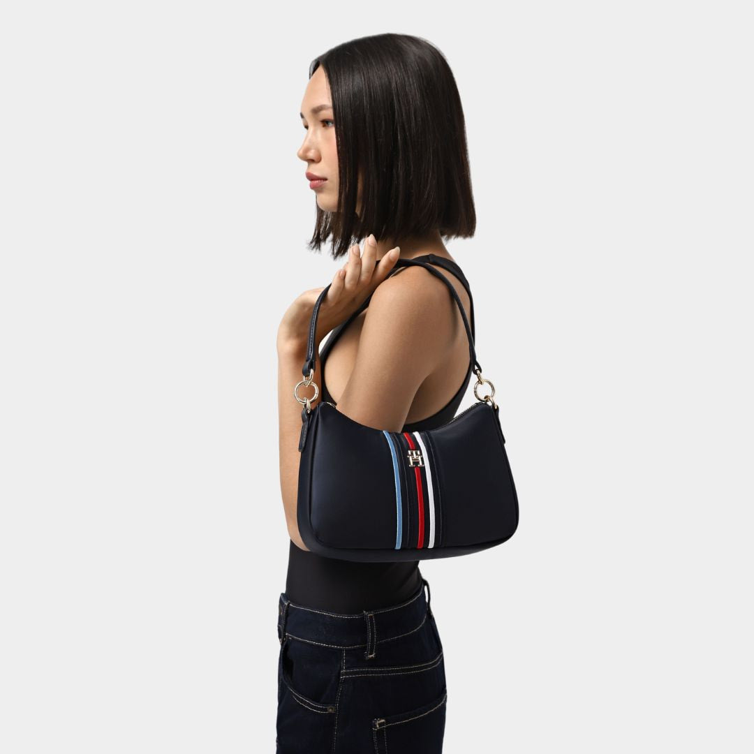 Tommy Hilfiger Poppy Shoulder Bag Corp AW0AW16780 - NVY - Navy