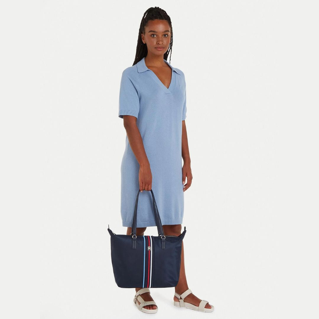 Tommy Hilfiger Poppy Tote Corp handbag AW0AW15981-NVY - Navy