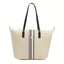 Tommy Hilfiger Poppy Tote Corp handbag AW0AW15981-OFFWHT - Off White