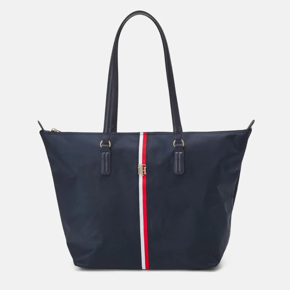 Tommy Hilfiger Poppy Tote Handbag Women - Dark Navy - Bags