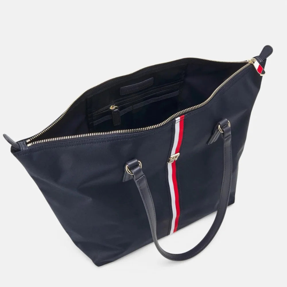 Tommy Hilfiger Poppy Tote Handbag Women - Dark Navy - Bags