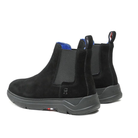 Tommy Hilfiger Premium Suede Hybrid Chelsea Boots Men - BLK