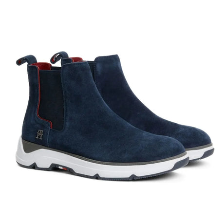 Tommy Hilfiger Premium Suede Hybrid Chelsea Boots Men - NVY - Navy / 44 / D - Medium