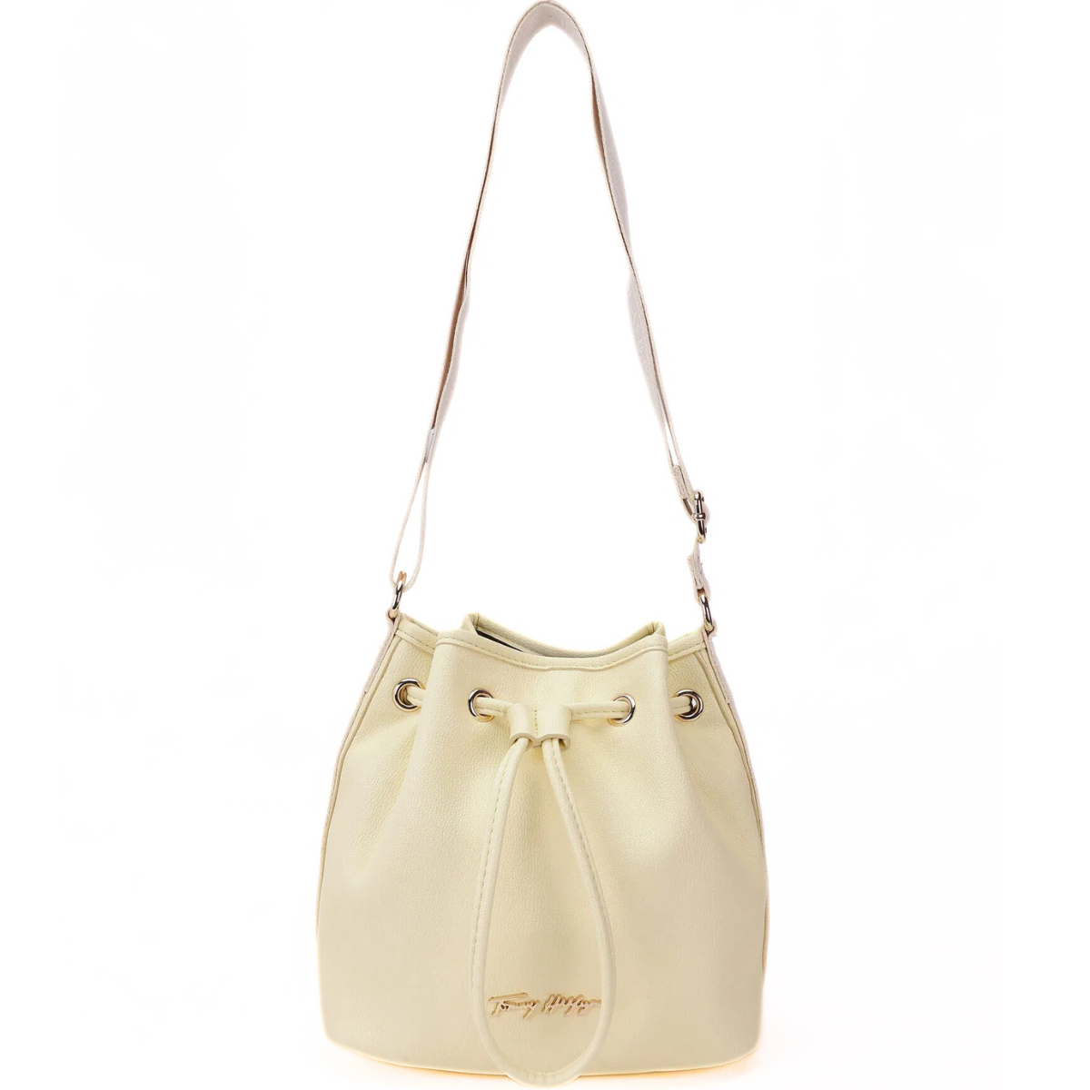 Tommy Hilfiger Pu Bucket Bag Crossbody Women - YLW - Yellow-Beige