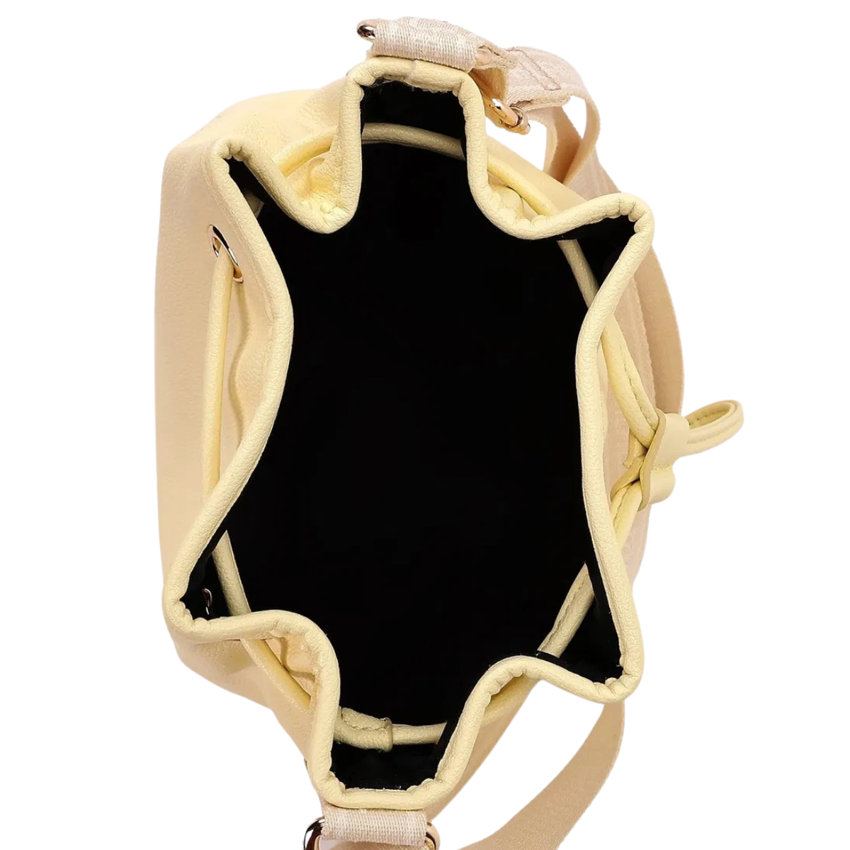 Tommy Hilfiger Pu Bucket Bag Crossbody Women - YLW - Yellow-Beige