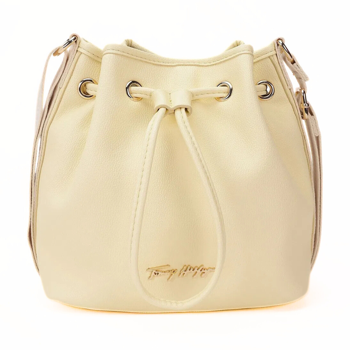 Tommy Hilfiger Pu Bucket Bag Crossbody Women - YLW - Yellow-Beige