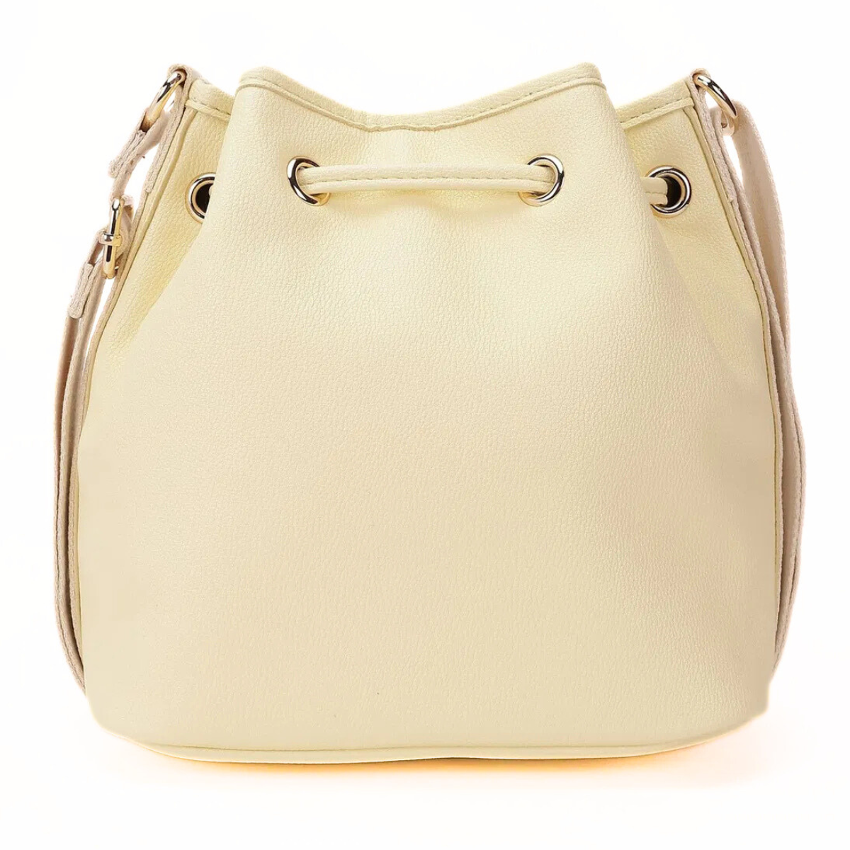 Tommy Hilfiger Pu Bucket Bag Crossbody Women - YLW - Yellow-Beige