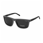Tommy Hilfiger Rectangula Frame Sunglasses Unisex - GRY - Gray