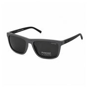 Tommy Hilfiger Rectangula Frame Sunglasses Unisex - GRY - Gray
