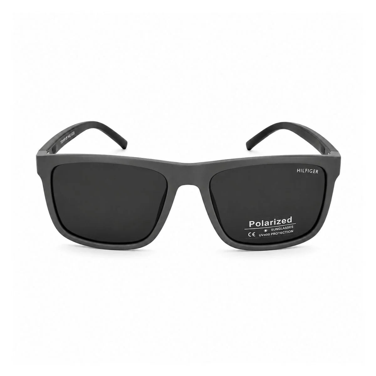 Tommy Hilfiger Rectangula Frame Sunglasses Unisex - GRY - Gray