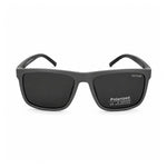 Tommy Hilfiger Rectangula Frame Sunglasses Unisex - GRY - Gray